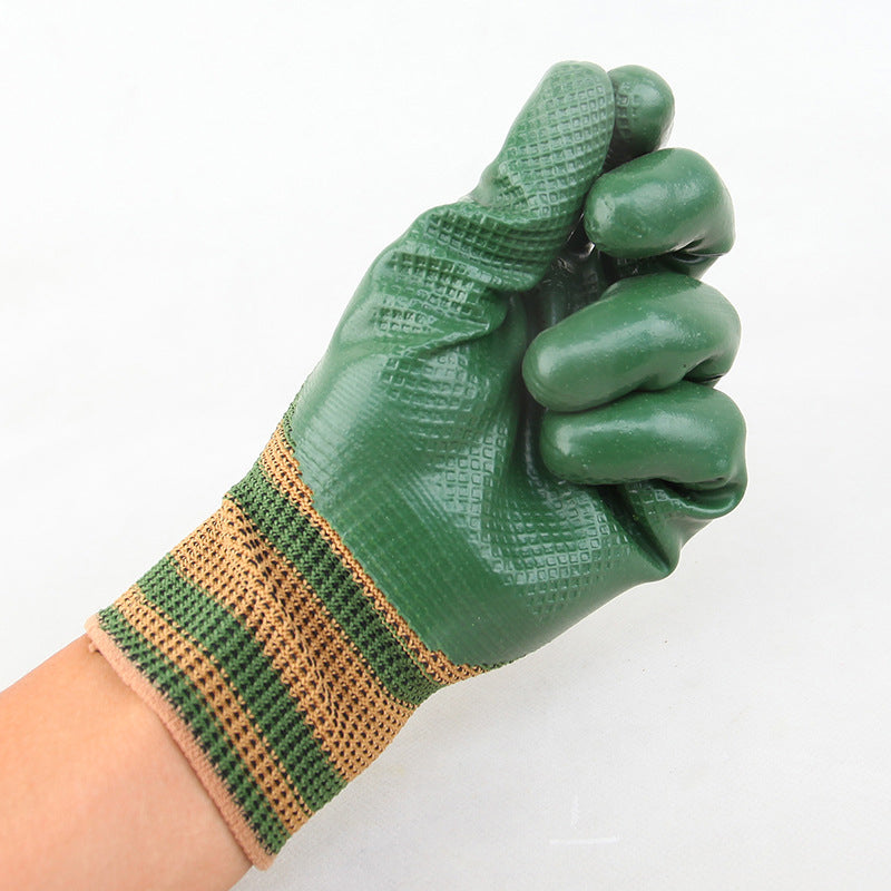 🌱 Gummibeschichtete Arbeitshandschuhe mit Strickbund 🧤