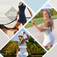 📢📢 50 % RABATT!! 🎾✨ Ärmelloser Sport-Overall mit Bindegürtel – figurformend, atmungsaktiv, bequem und betont Ihre Kurven perfekt 💃