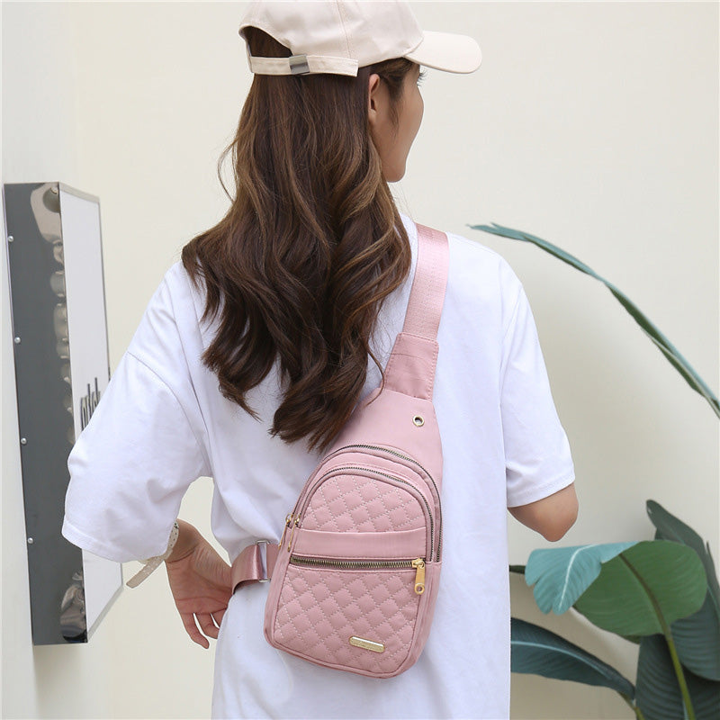 ⏳Begrenzte Zeit 50% Rabatt💥 Leichte Metall-Brusttasche mit Reißverschluss und Kabeldurchführung – Exquisites Geschenk ✨🎁