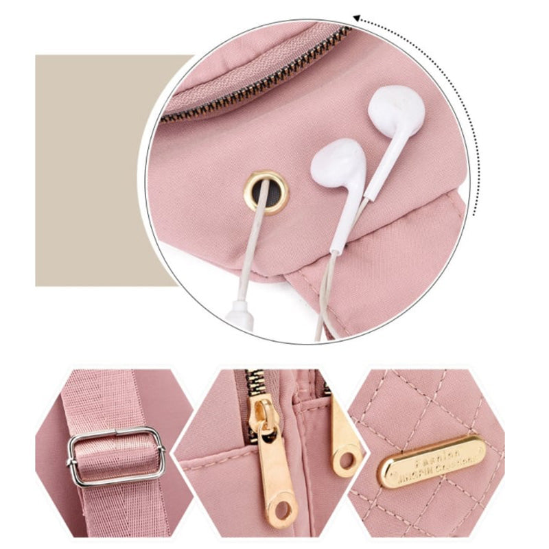 ⏳Begrenzte Zeit 50% Rabatt💥 Leichte Metall-Brusttasche mit Reißverschluss und Kabeldurchführung – Exquisites Geschenk ✨🎁