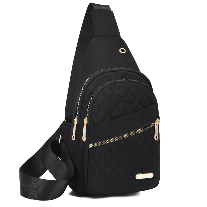 ⏳Begrenzte Zeit 50% Rabatt💥 Leichte Metall-Brusttasche mit Reißverschluss und Kabeldurchführung – Exquisites Geschenk ✨🎁