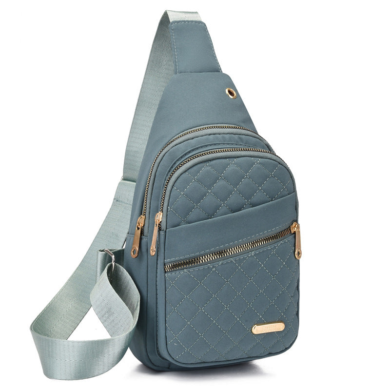 ⏳Begrenzte Zeit 50% Rabatt💥 Leichte Metall-Brusttasche mit Reißverschluss und Kabeldurchführung – Exquisites Geschenk ✨🎁