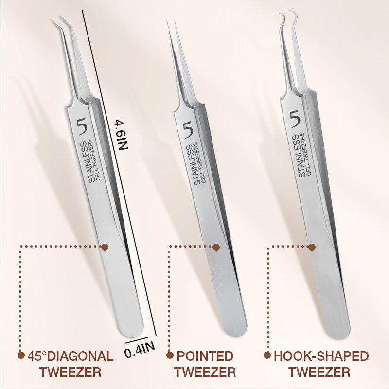🔥🔥Befristeter Sonderpreis ✨ 3 für 5 Aktion – ab 5,99 €/Set! Kürzlich 10.000 Einheiten verkauft ~🌟🌟Spezialisierte Pinzetten für Schönheitssalons