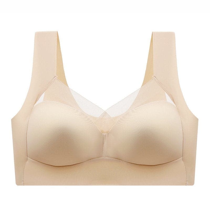 🛍️ 50% RABATT JETZT! ✨ Einteiliger BH ohne Stahlring - Unsichtbare Formgebung mit Atmungsaktivem Stoff für Alltagskomfort 🌸💫