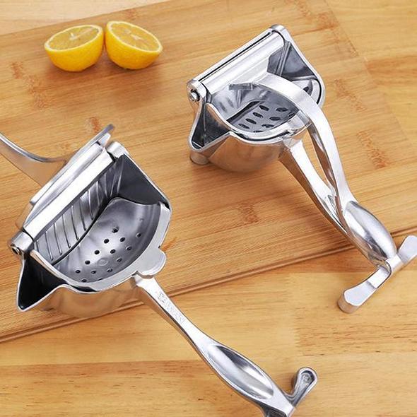 🍋🍊Heißer Verkauf+50 % Rabatt!! 🍹Edelstahl Manueller Entsafter Handfruchtpresse