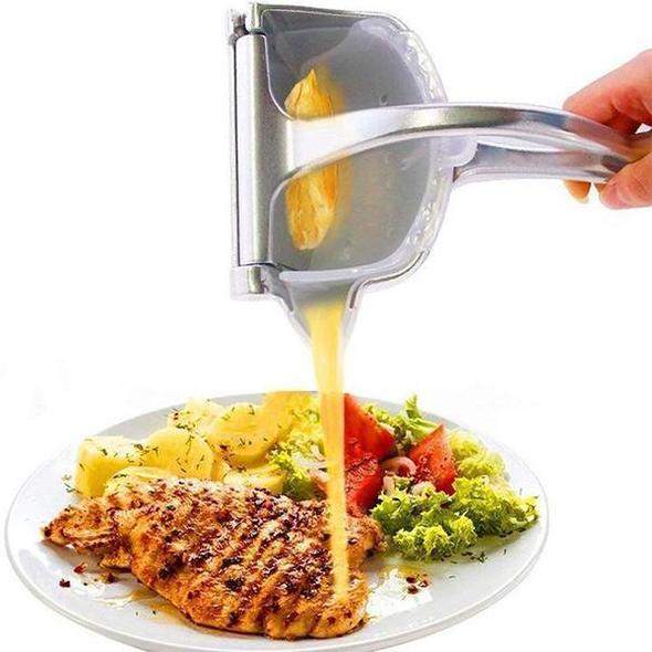 🍋🍊Heißer Verkauf+50 % Rabatt!! 🍹Edelstahl Manueller Entsafter Handfruchtpresse