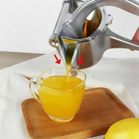 🍋🍊Heißer Verkauf+50 % Rabatt!! 🍹Edelstahl Manueller Entsafter Handfruchtpresse
