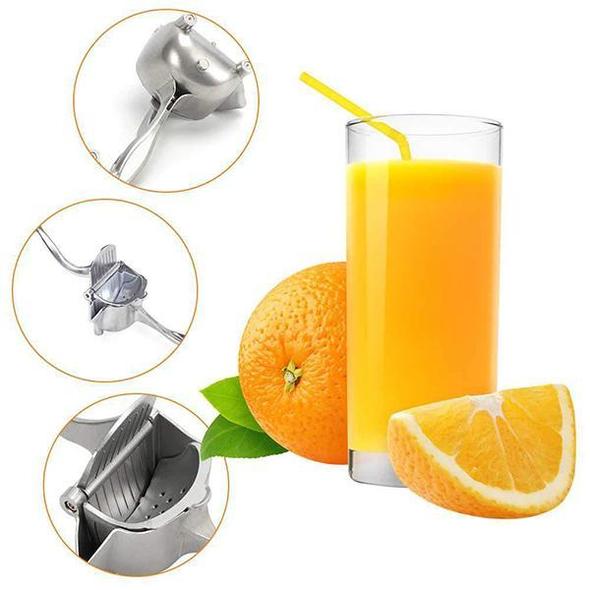 🍋🍊Heißer Verkauf+50 % Rabatt!! 🍹Edelstahl Manueller Entsafter Handfruchtpresse