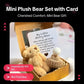 🎁Feiere Weihnachten mit 50 % Rabatt⏳Handgemachter Mini-Plüsch-Teddybär in Box🧸