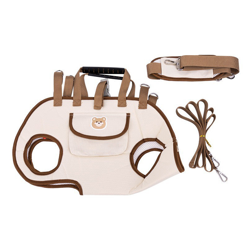 🐶2-in-1 Tragbare, atmungsaktive Haustiertransportbox