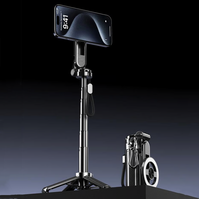 📢📢50 % Rabatt!! ⏰✨ Multifunktionaler magnetischer 4-in-1-Selfie-Stick mit 360°-Drehung📸Erschließe jeden Kreativ-Winkel!