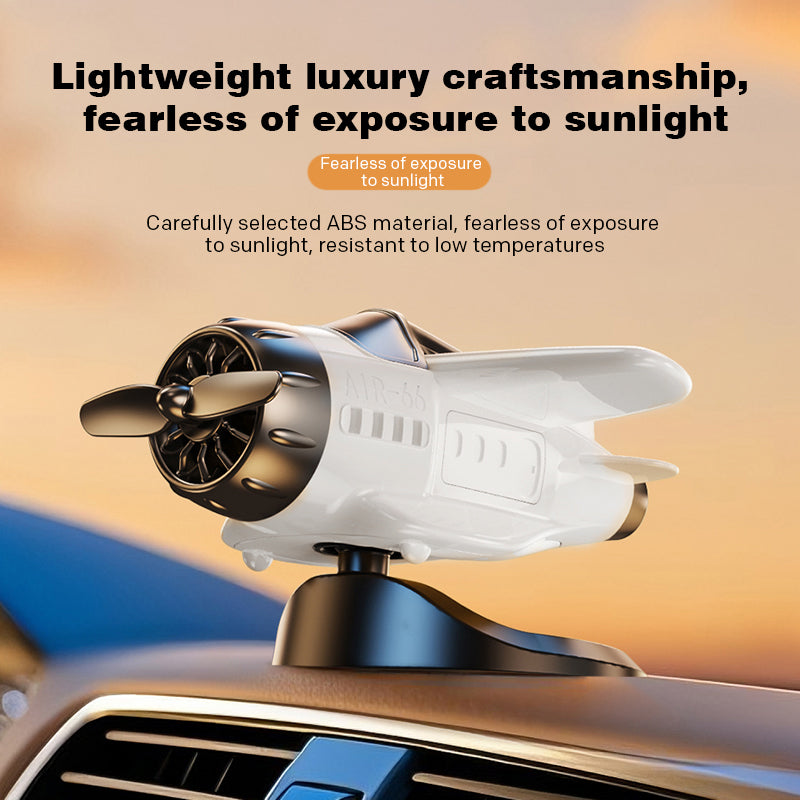 📢📢50 % Rabatt!!🥳💞 50K+ VERKAUFT! ⚡✈️Solarbetriebene Auto-Ornamente in Flugzeugform