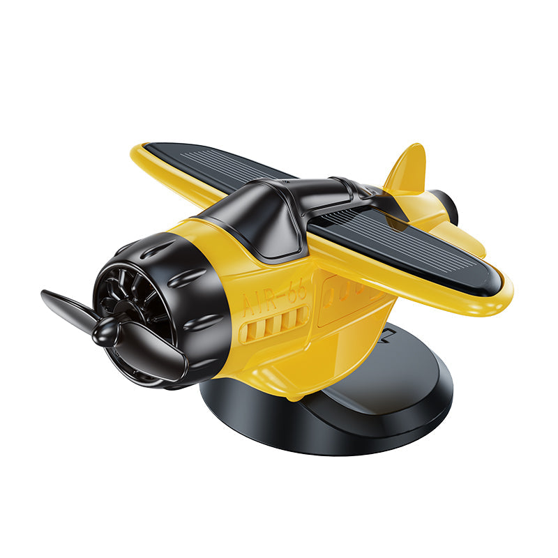 📢📢50 % Rabatt!!🥳💞 50K+ VERKAUFT! ⚡✈️Solarbetriebene Auto-Ornamente in Flugzeugform