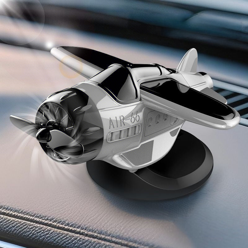 📢📢50 % Rabatt!!🥳💞 50K+ VERKAUFT! ⚡✈️Solarbetriebene Auto-Ornamente in Flugzeugform