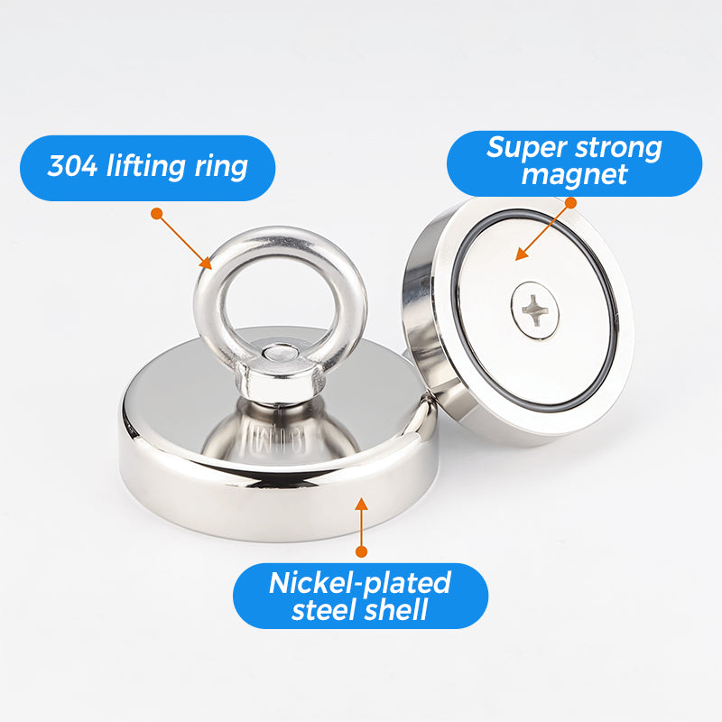 📢📢50 % Rabatt!! ⏰⛑️🧲 Doppelseitiger magnetischer Angelbergungsring – Starker Magnet, universell einsetzbar und langlebig 🎣✨Perfekt für Angeln, Werkstatt, Haushalt & Outdoor