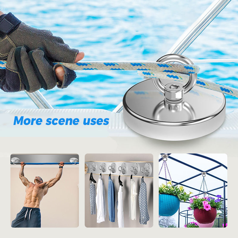 📢📢50 % Rabatt!! ⏰⛑️🧲 Doppelseitiger magnetischer Angelbergungsring – Starker Magnet, universell einsetzbar und langlebig 🎣✨Perfekt für Angeln, Werkstatt, Haushalt & Outdoor