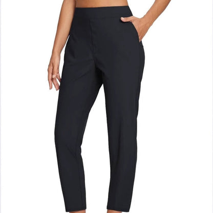 ⏰Limited Time Sale-50% OFF🔥Hochtaillierte elastische Damenhose mit Reißverschlusstaschen