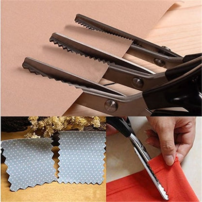 ✂️Jetzt 50 % Rabatt! ✨Gezahnte Nähschere für DIY‑Projekte | Präzise und einfach zu bedienende Stoffschere