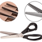✂️Jetzt 50 % Rabatt! ✨Gezahnte Nähschere für DIY‑Projekte | Präzise und einfach zu bedienende Stoffschere