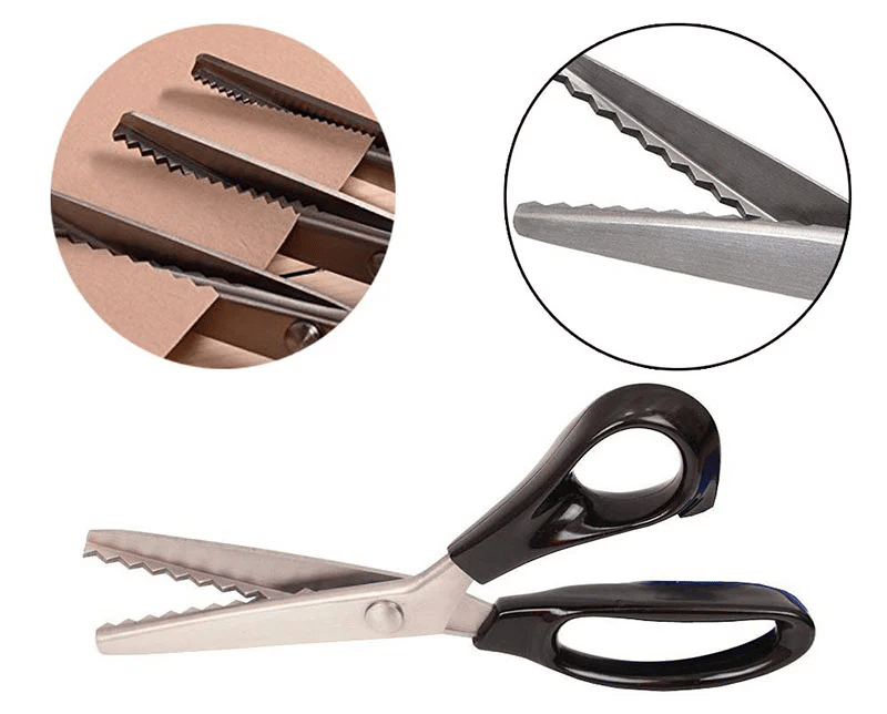 ✂️Jetzt 50 % Rabatt! ✨Gezahnte Nähschere für DIY‑Projekte | Präzise und einfach zu bedienende Stoffschere