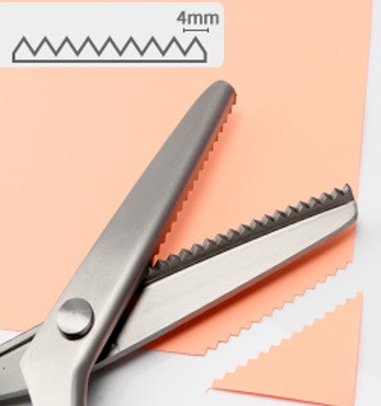 ✂️Jetzt 50 % Rabatt! ✨Gezahnte Nähschere für DIY‑Projekte | Präzise und einfach zu bedienende Stoffschere