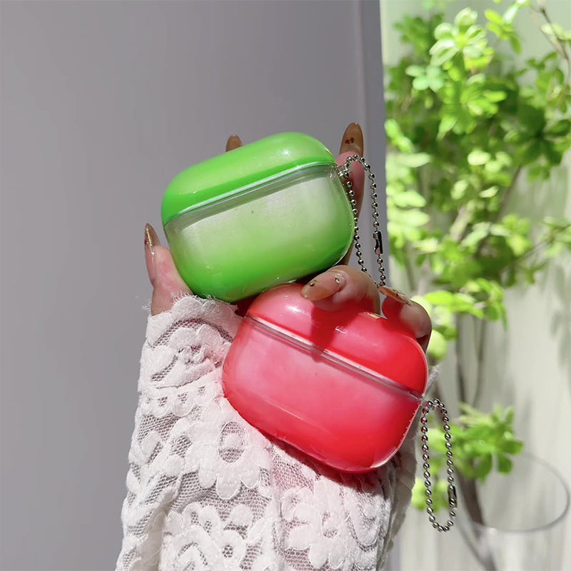 🌟✨ Leuchtende AirPod-Hülle in Treibsand-Optik für AirPods 1/2/3/4/Pro 2 – Stoßdämpfend und schützend