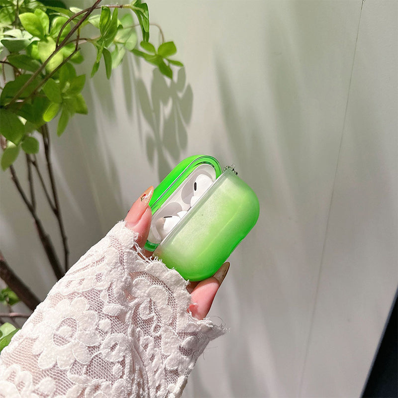 🌟✨ Leuchtende AirPod-Hülle in Treibsand-Optik für AirPods 1/2/3/4/Pro 2 – Stoßdämpfend und schützend
