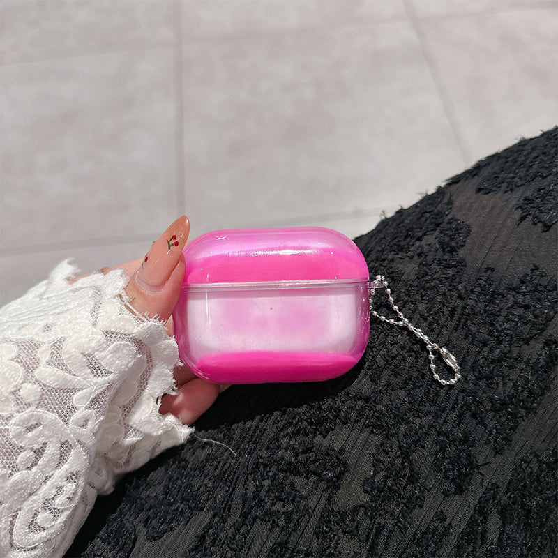 🌟✨ Leuchtende AirPod-Hülle in Treibsand-Optik für AirPods 1/2/3/4/Pro 2 – Stoßdämpfend und schützend