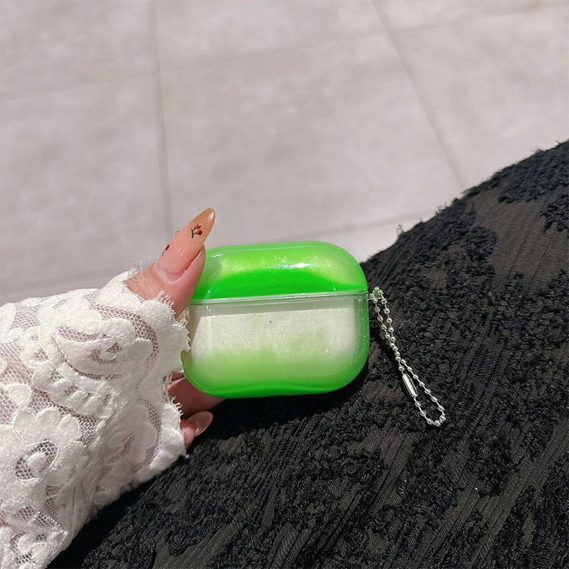 🌟✨ Leuchtende AirPod-Hülle in Treibsand-Optik für AirPods 1/2/3/4/Pro 2 – Stoßdämpfend und schützend