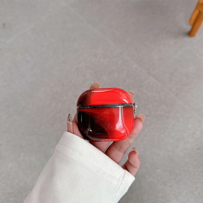 🌟✨ Leuchtende AirPod-Hülle in Treibsand-Optik für AirPods 1/2/3/4/Pro 2 – Stoßdämpfend und schützend