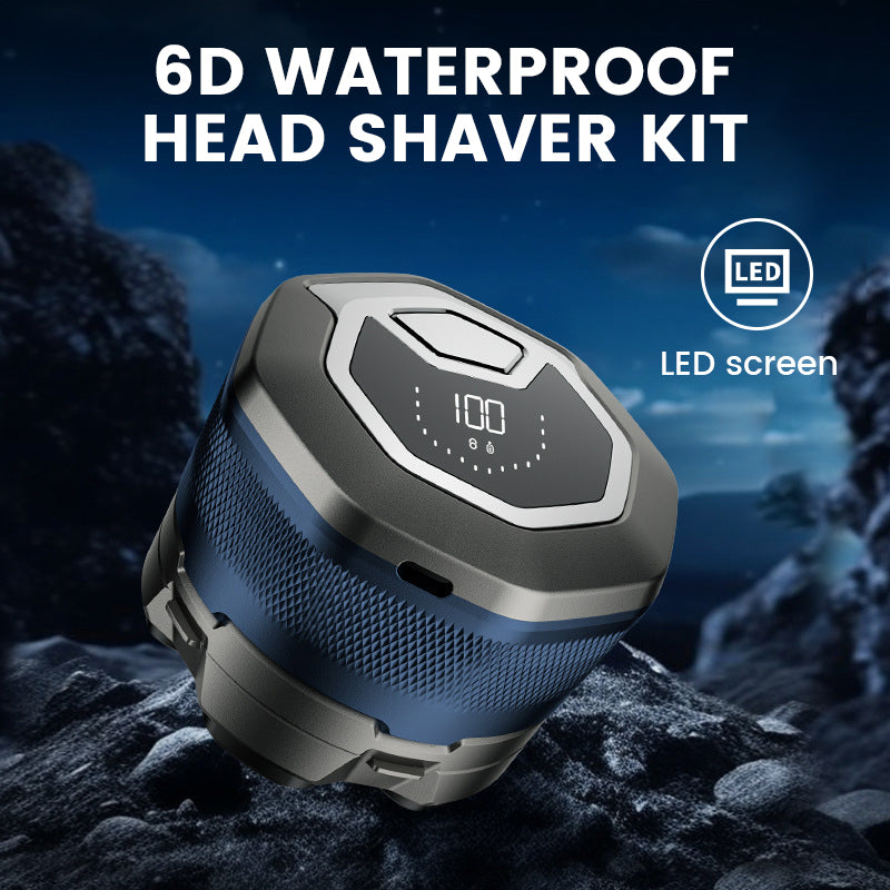 💞 Kostenloser Versand | 50.000+ verkauft ⚡💈Wasserdichter 6-fach Rasierer für den Kopf 💧✂️