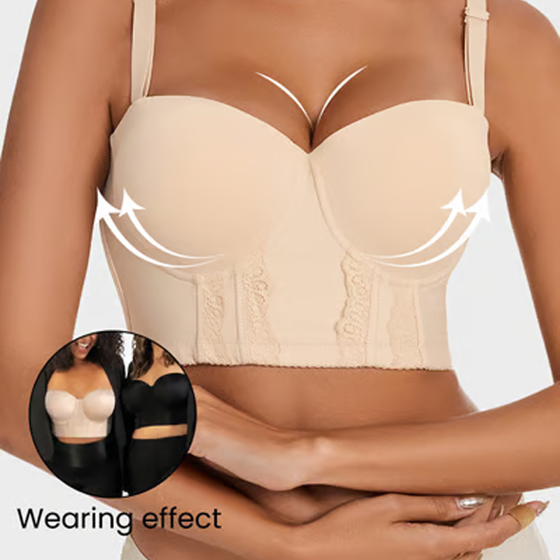 ⏳ 50% Rabatt nur für kurze Zeit! 💥 Trägerloser BH mit tiefem Rücken – rutschfest & unsichtbar, Must-Have für Rückenfreie Outfits👗