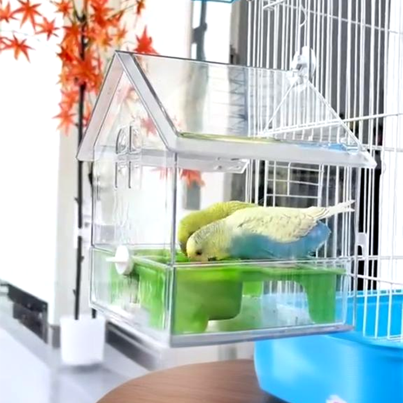 📢📢50 % Rabatt!!🥳 💞 50K+ VERKAUFT! 🎁🦜Ausziehbarer externer Papageienfutterspender
