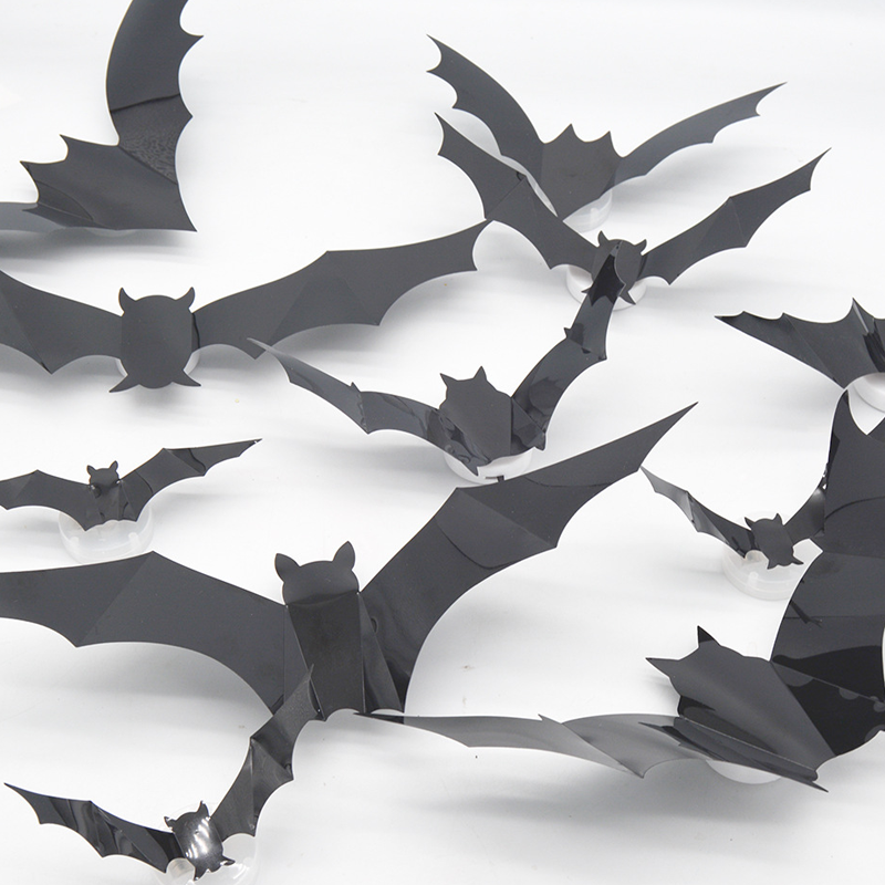 🔥🎁 2+1 GRATIS!!🥳 💞 50K+ VERKAUFT! ⚡🦇Gruselige 3D-Fledermaus LED-Wandleuchte, Halloween-Dekor für Innen und Außen👻