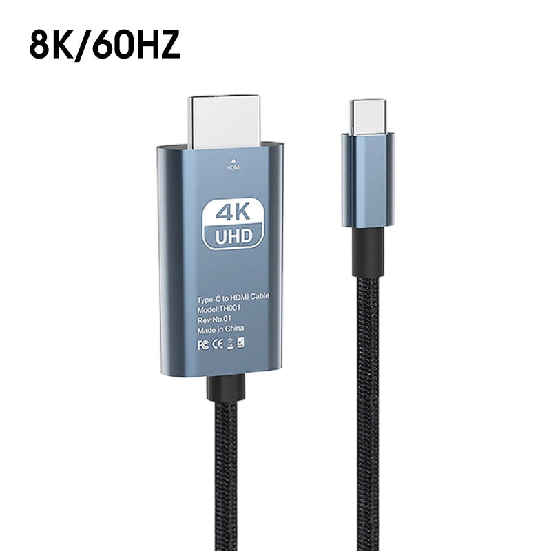 📢📢50 % Rabatt!!  ⏰⚡ 4K Ultra HD Typ-C auf HDMI Screen-Mirroring-Adapter – Plug & Play, kein Treiber nötig | 🎬 Großes Kino & mehr für Ihr Laptop/Handy!