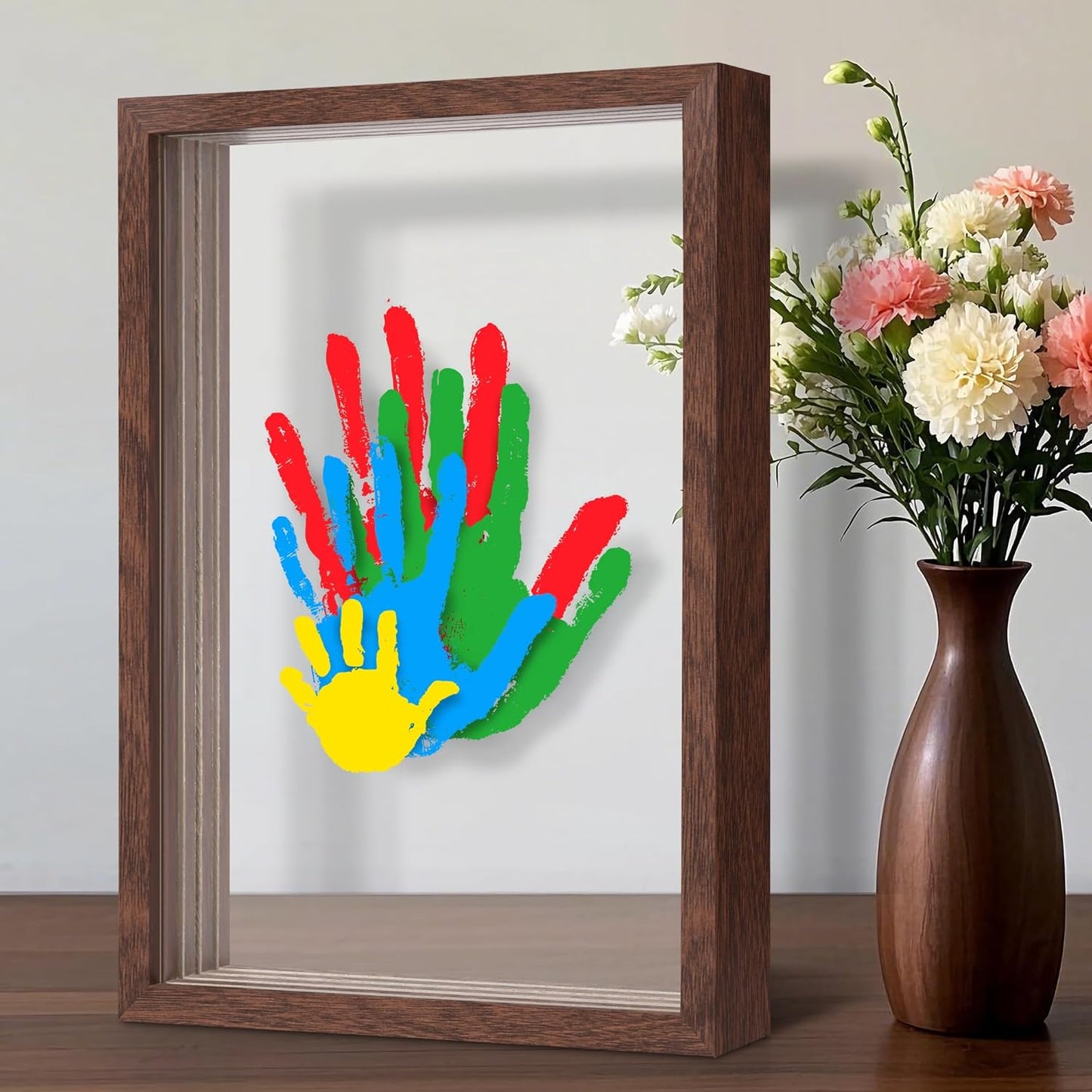 🎁 Das beste Geschenk – Handabdruck-Set für die Familie  🖐️🎨 Ungiftig, geruchslos & unbedenklich👨‍👩‍👧‍👦💝
