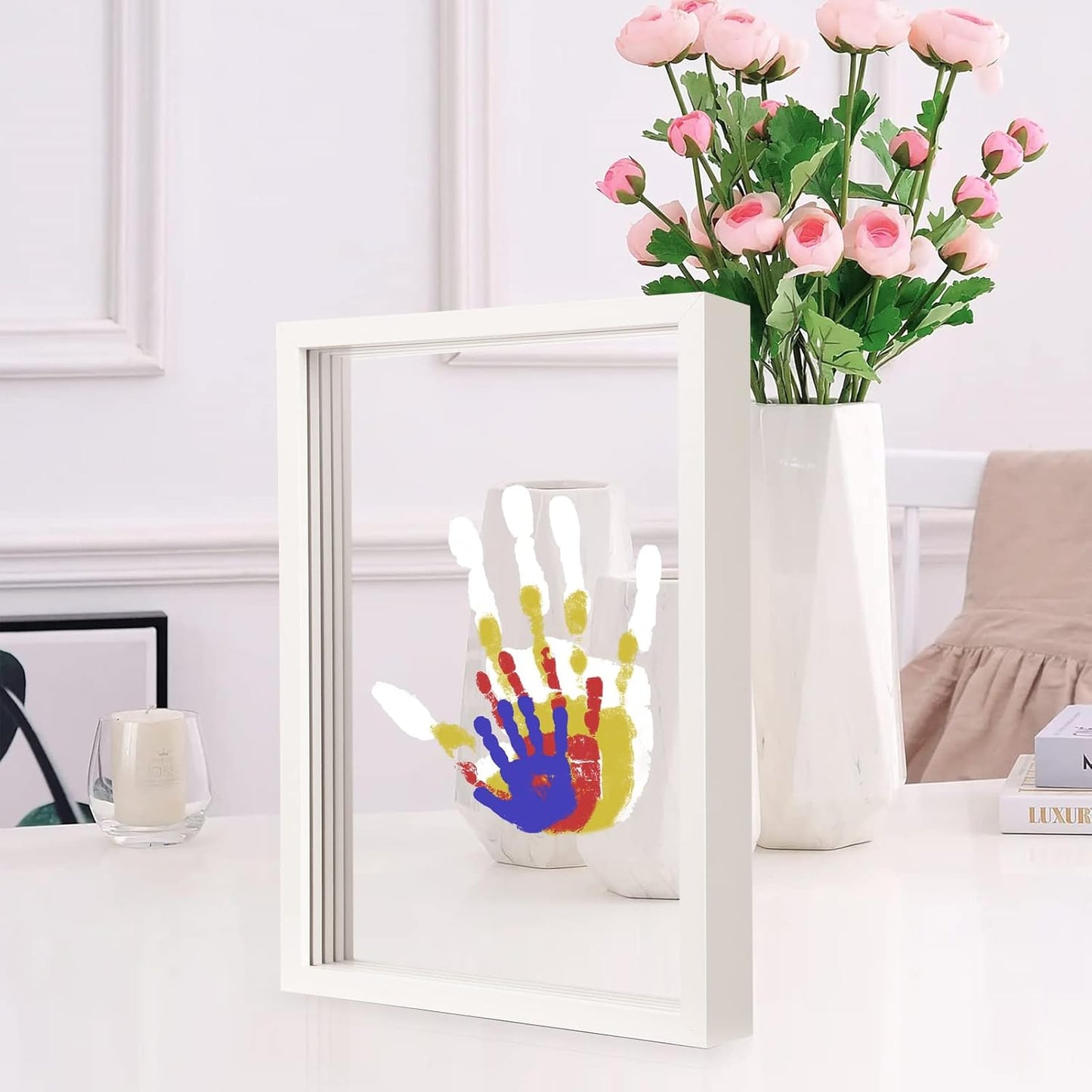 🎁 Das beste Geschenk – Handabdruck-Set für die Familie  🖐️🎨 Ungiftig, geruchslos & unbedenklich👨‍👩‍👧‍👦💝