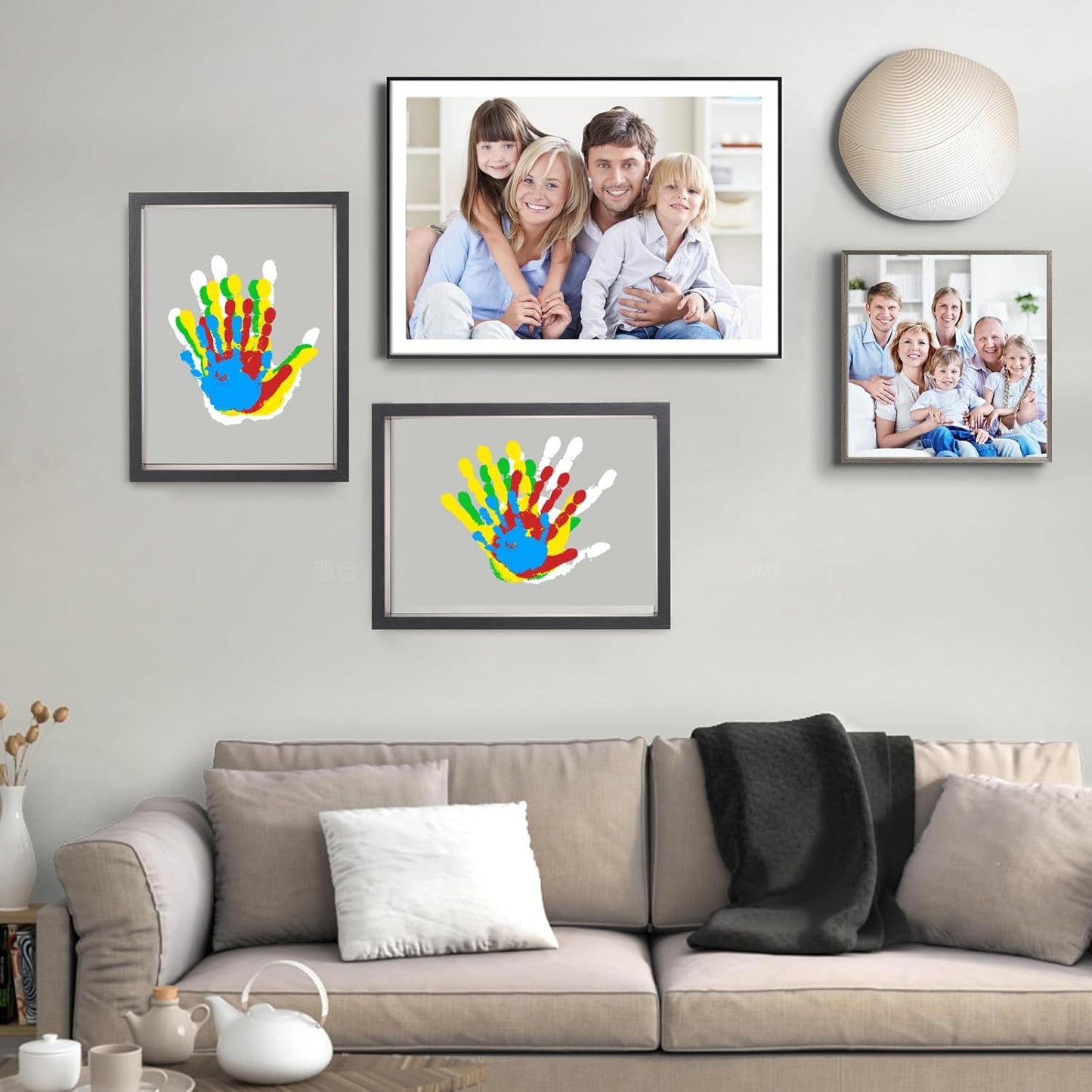 🎁 Das beste Geschenk – Handabdruck-Set für die Familie  🖐️🎨 Ungiftig, geruchslos & unbedenklich👨‍👩‍👧‍👦💝