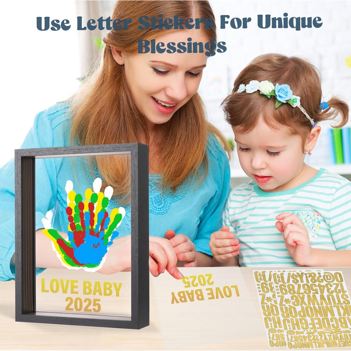 🎁 Das beste Geschenk – Handabdruck-Set für die Familie  🖐️🎨 Ungiftig, geruchslos & unbedenklich👨‍👩‍👧‍👦💝