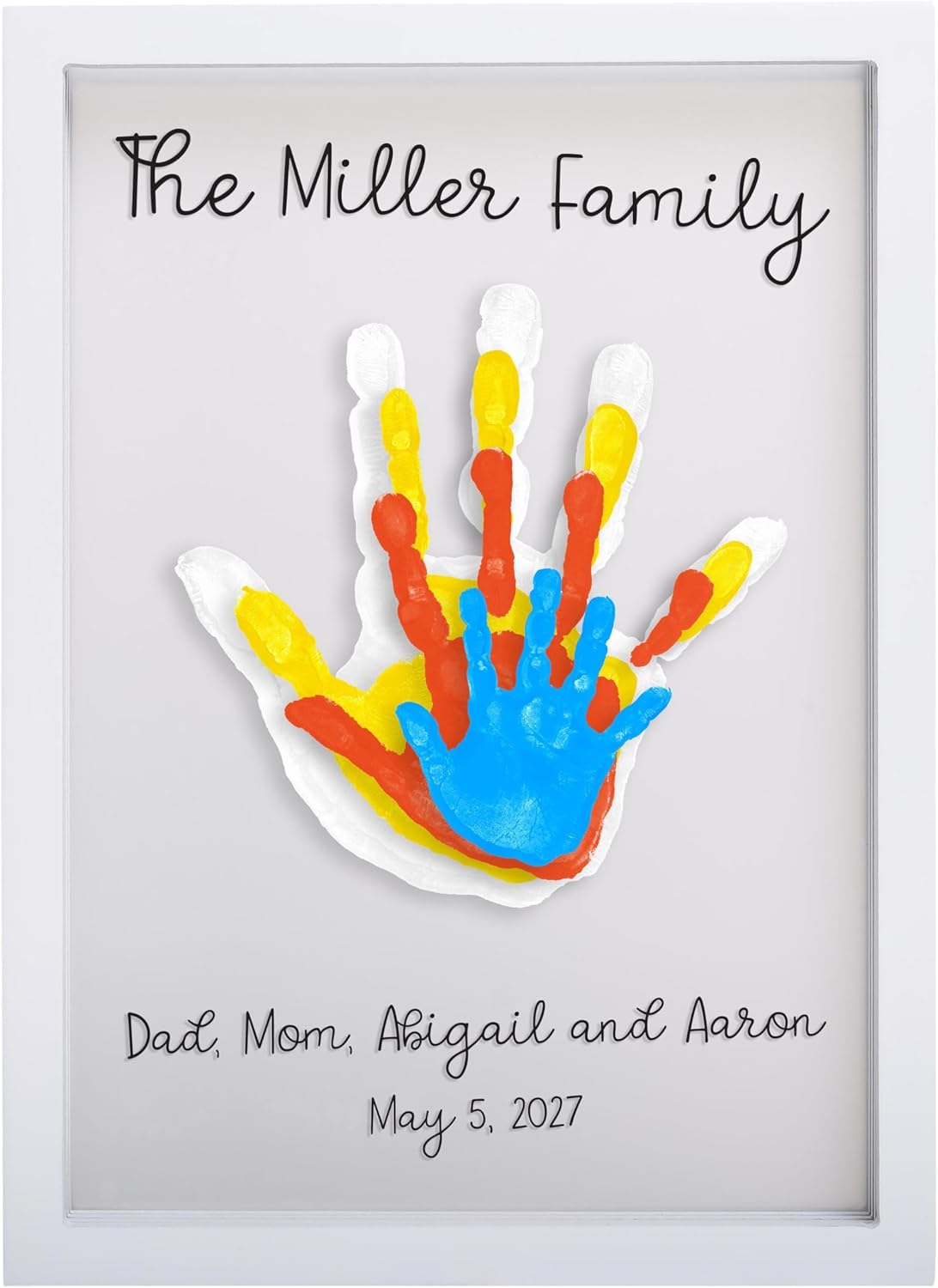 🎁 Das beste Geschenk – Handabdruck-Set für die Familie  🖐️🎨 Ungiftig, geruchslos & unbedenklich👨‍👩‍👧‍👦💝