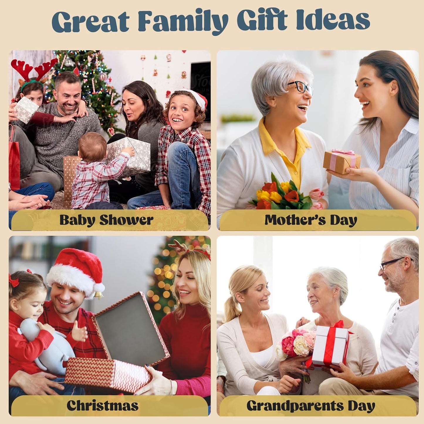 🎁 Das beste Geschenk – Handabdruck-Set für die Familie  🖐️🎨 Ungiftig, geruchslos & unbedenklich👨‍👩‍👧‍👦💝