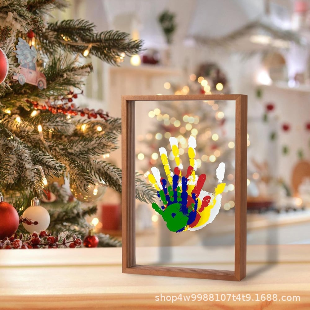 🎁 Das beste Geschenk – Handabdruck-Set für die Familie  🖐️🎨 Ungiftig, geruchslos & unbedenklich👨‍👩‍👧‍👦💝