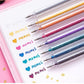 🎁 Glitzer‑Gelstifte‑Set, bunte Glitzertinten für Notizen, Malen, Basteln und Scrapbooking