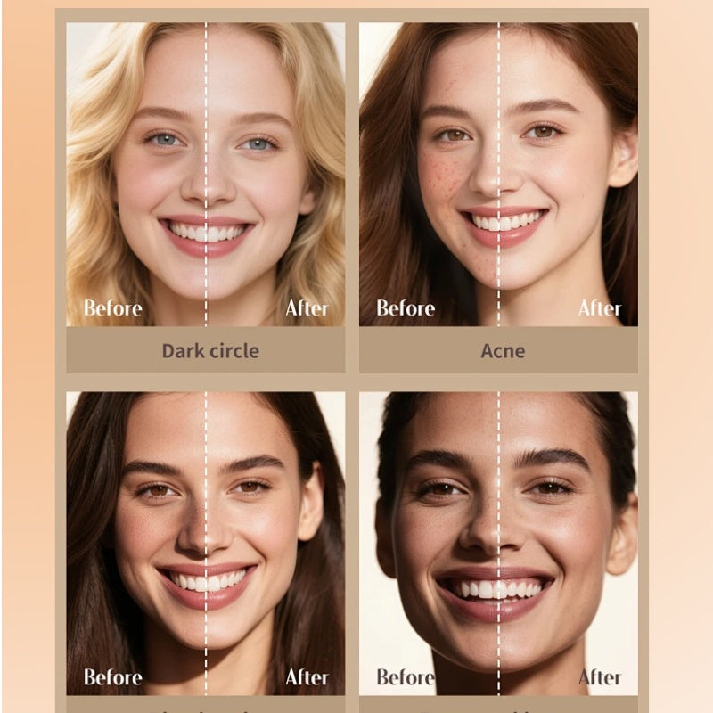 📢📢50 % Rabatt!! ⏰🎀 Foundation-Stick mit Pinsel - Feuchtig & natürlich, Kein Verkleben, kein Verblassen | Für einen natürlichen, ebenmäßigen Teint in Sekunden🌸✨