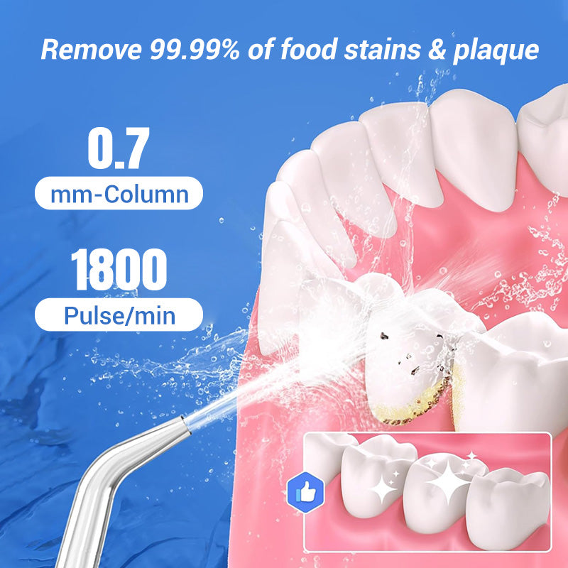 📢📢50 % Rabatt!! ⏰ Portable Oral Irrigator – Water Flosser! 💧🦷