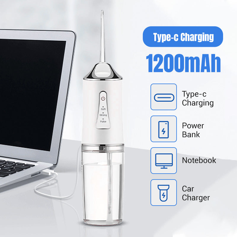 📢📢50 % Rabatt!! ⏰ Portable Oral Irrigator – Water Flosser! 💧🦷