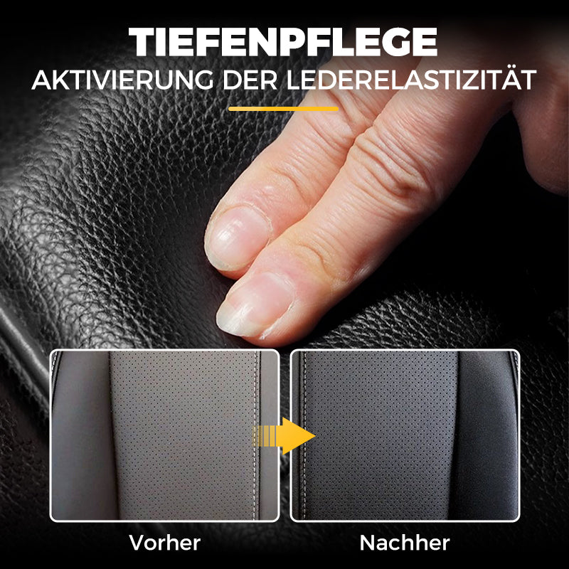 🧼 KAUFEN 2 ERHALTEN 1! ✨ Premium 2-in-1-Lederreiniger und -pfleger Creme - Tiefenreinigung mit Natürlichen Ölen für Möbel, Autositze & Accessoires 🛋️🌟