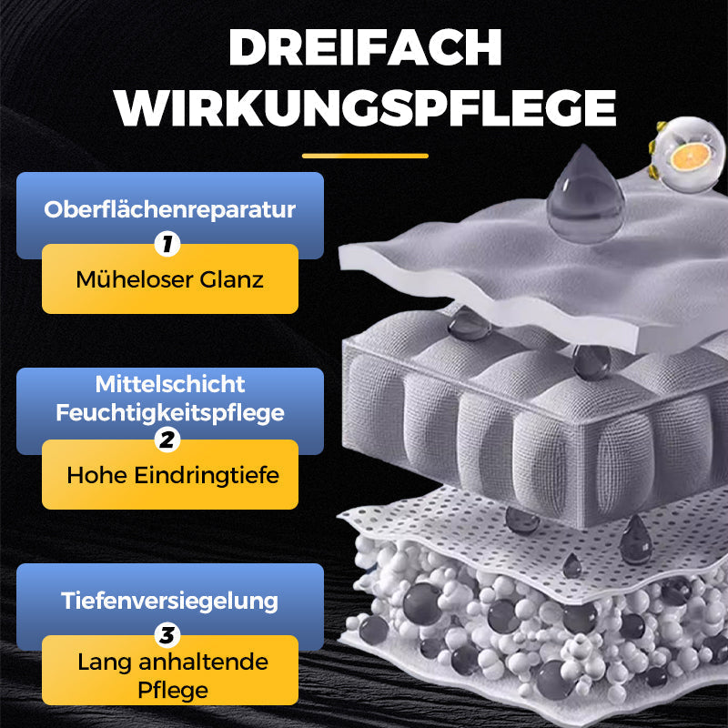 🧼 KAUFEN 2 ERHALTEN 1! ✨ Premium 2-in-1-Lederreiniger und -pfleger Creme - Tiefenreinigung mit Natürlichen Ölen für Möbel, Autositze & Accessoires 🛋️🌟