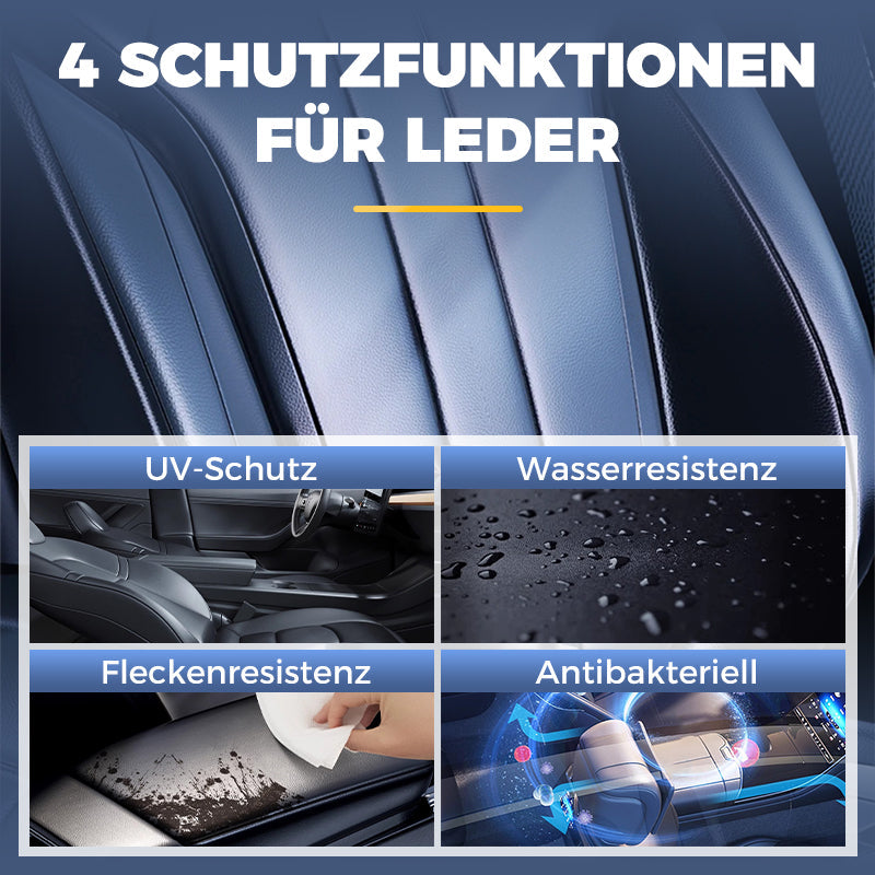 🧼 KAUFEN 2 ERHALTEN 1! ✨ Premium 2-in-1-Lederreiniger und -pfleger Creme - Tiefenreinigung mit Natürlichen Ölen für Möbel, Autositze & Accessoires 🛋️🌟