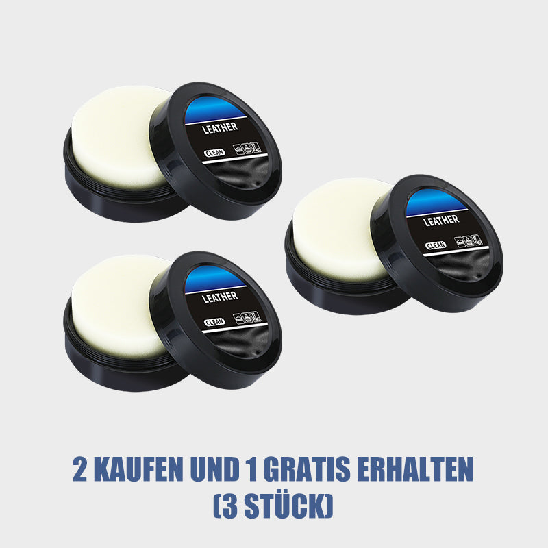 🧼 KAUFEN 2 ERHALTEN 1! ✨ Premium 2-in-1-Lederreiniger und -pfleger Creme - Tiefenreinigung mit Natürlichen Ölen für Möbel, Autositze & Accessoires 🛋️🌟